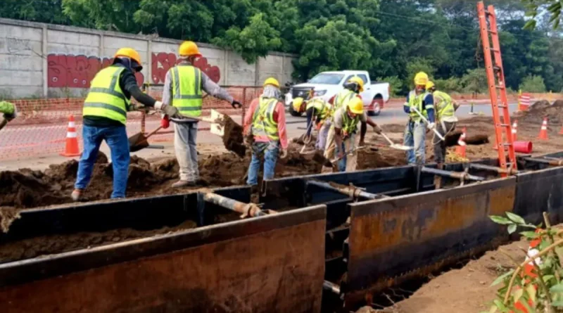 ampliación, Managua, ENACAL, Gobierno Sandinista, Colectoras Sanitarias,