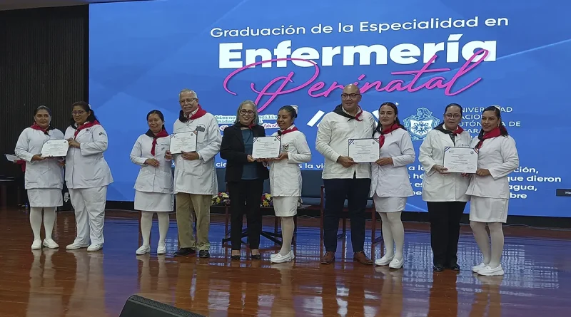 graduación, enfermería perinatal, fortalecer, modelo comunitario, atención a embarazadas, salud materna, atención a madres, nicaragua, MINSA, UNAN - Managua,