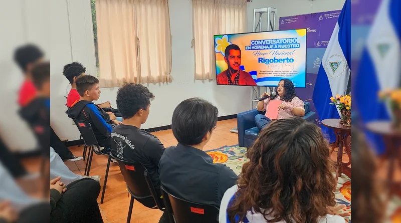 managua, rigoberto lópez péres, conversatorio, 19 de septiembre de 2025, juventud sandinista 19 de julio, legado de amor a la patria, nicaragua