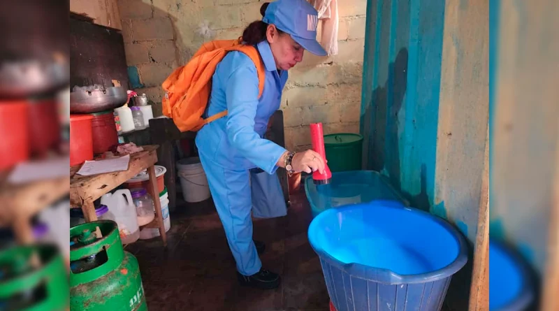 fumigación minsa, minsa, barrio farabundo martí, managua, distrito 5 de managua, lucha antiepidémica, nicaragua