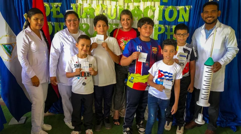 nueva segovia, ocotal, vacunacion vph, minsa, mined, gobierno de nicaragua,