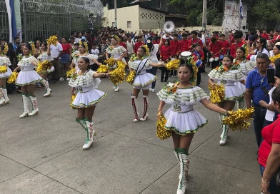 nicaragua, desfile escolar, ticuantepe, managua, fiestas patrias, todos san jacinto,