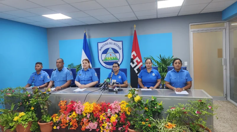 ministerio de interior, seguridad, nicaragua,