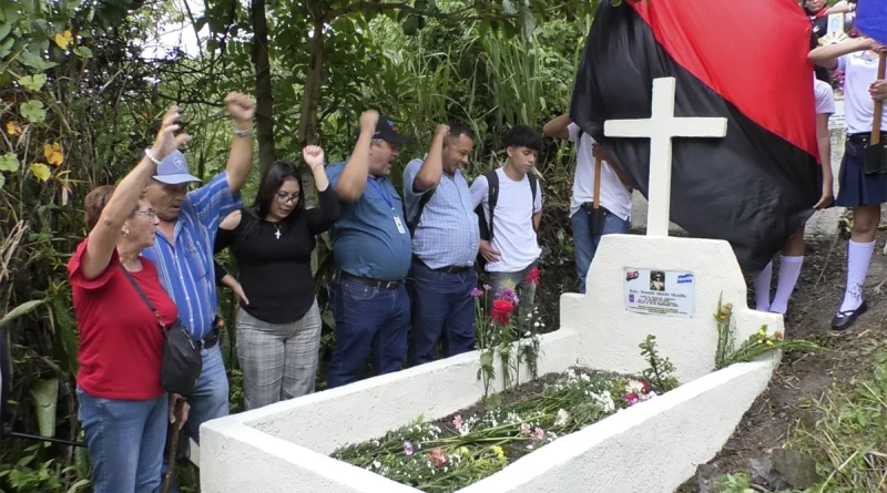 matagalpa, fsln, militancia sandinista, homenaje, comandante, facundo picado,