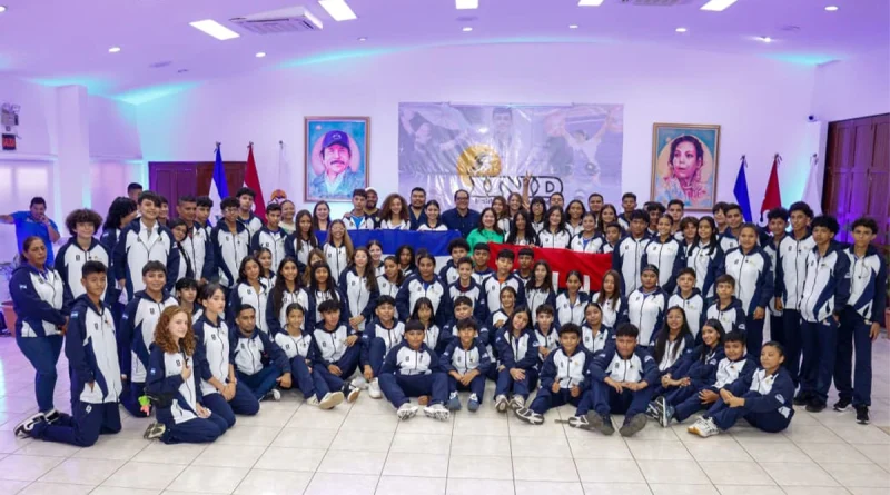 abanderamiento, nicaragua, juegos centroamericanos intermedio, costa rica,
