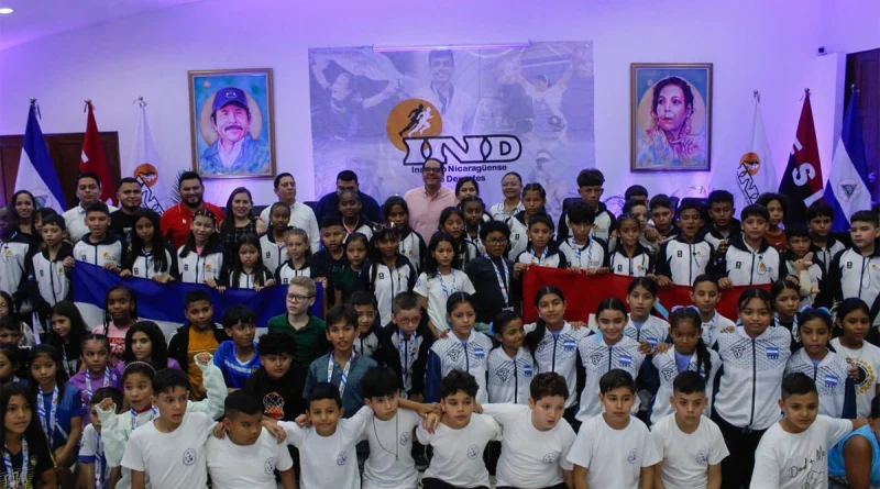 deportes, nicaragua, abanderamiento, juegos estudiantiles centroamericanos, ind,