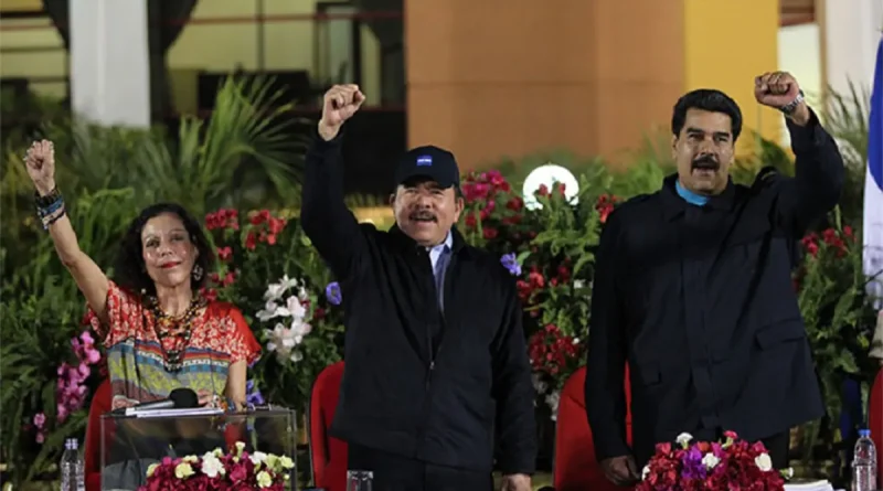 nicaragua, daniel ortega, rosario murillo, nicolas maduro, venezuela,