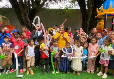 parque infantil, renovado, Jinotepe, niños,