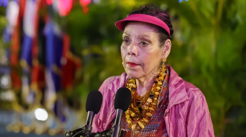 Rosario Murillo, copresidenta de Nicaragua, Compañera Rosario, Policía de Nicaragua, 46 aniversario, acto de fundación, Policía Nacional,