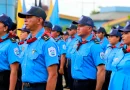 46 aniversario, ascensos en grado, policia de nicaragua, leon, servicio a la patria, 104 oficiales de la policia nacional