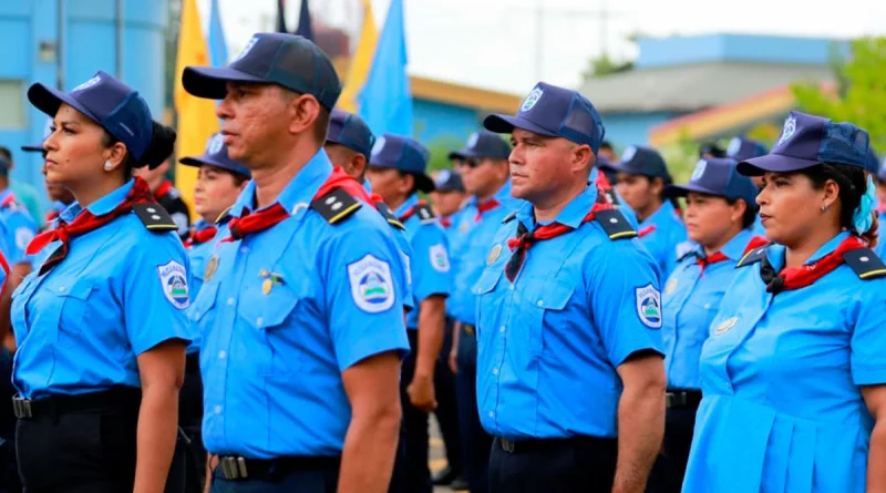 46 aniversario, ascensos en grado, policia de nicaragua, leon, servicio a la patria, 104 oficiales de la policia nacional