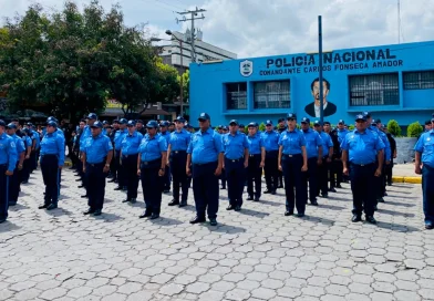 46 aniversario, ascensos grados policiales, policia de nicaragua, matagalpa, nicaragua