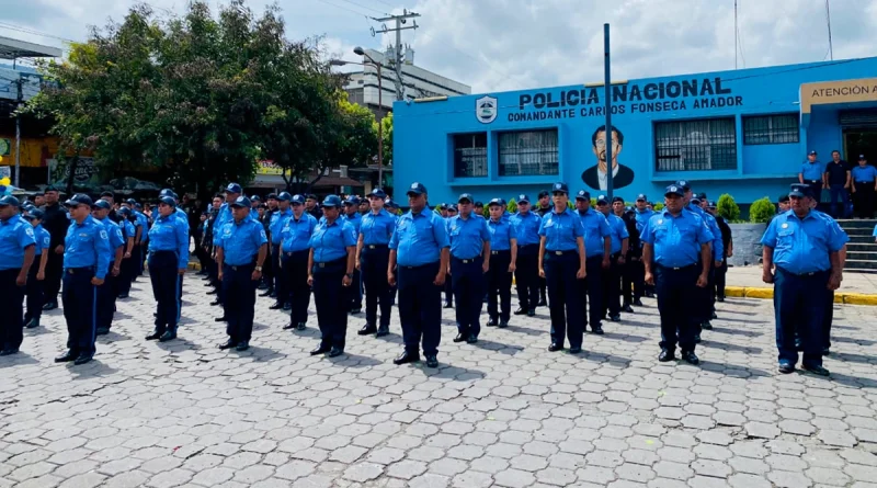 46 aniversario, ascensos grados policiales, policia de nicaragua, matagalpa, nicaragua