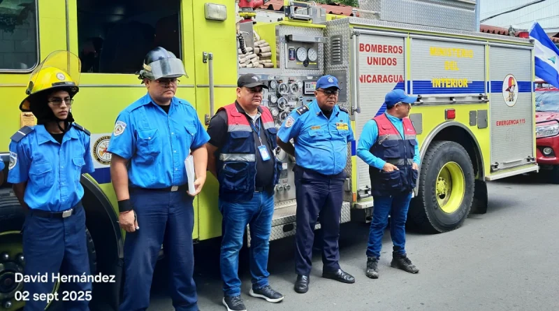bomberos unidos, nicaraGUa, gobienro de Nicaragua, inspección, mercado oriental,