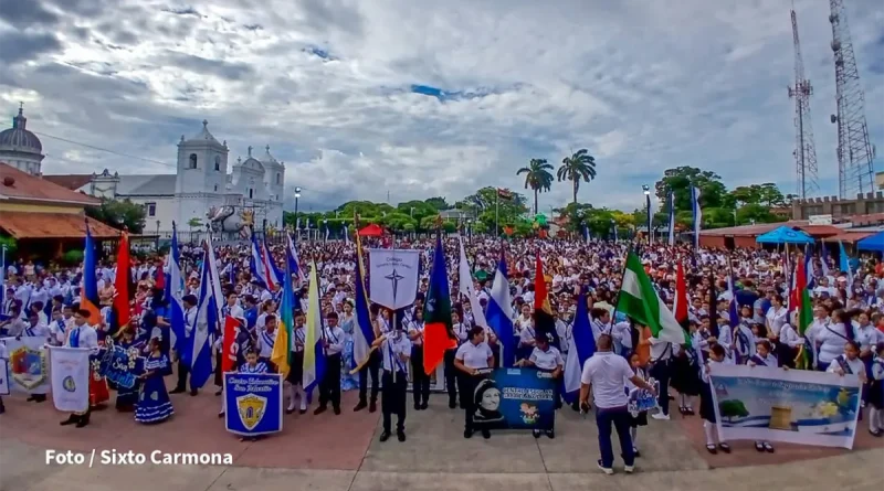 nicaragua, batalla de san jacinto, rivas, desfile escolar, todos san jacinto,