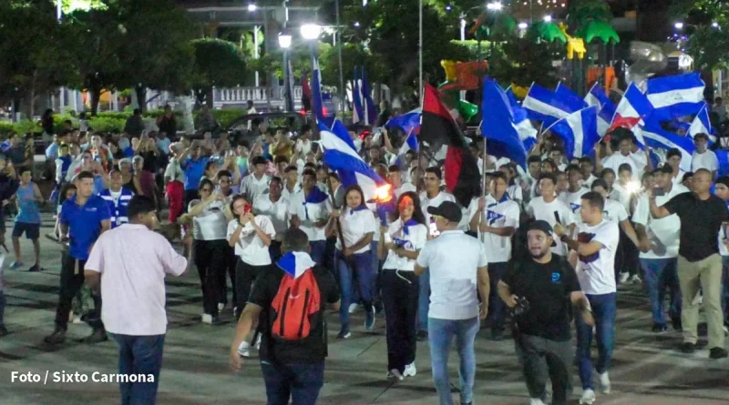 antorcha centroamericana, fiestas patrias 2025, rivas, todos san jacinto
