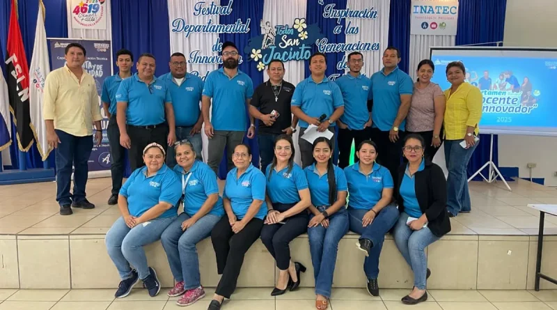 Festivales Departamentales de Innovación Pedagógica, Chinandega, maestros, centros tecnológico, educación técnica,