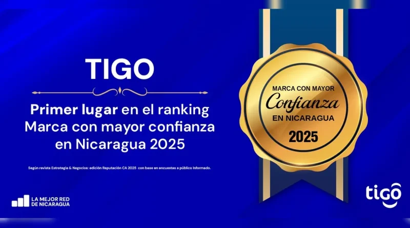 Tigo Nicaragua, marca, reconocido,