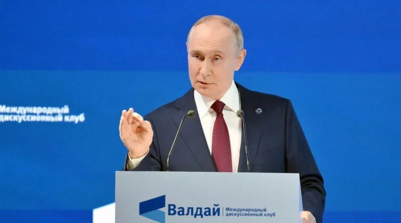Presidente de Rusia, Vladímir Putin, duerman tranquilos, políticos europeos, supuesta amenaza rusa, XXII Foro Internacional de Discusiones Valdái,