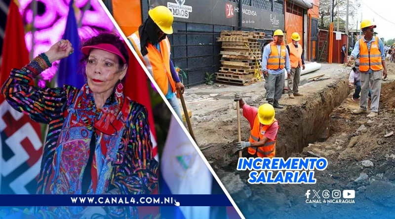 nicaragua, rosario murillo, gobierno sandinista, copresidenta de nicaragua, incremento salarial, trabajadores del estado,