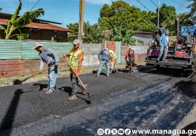alcaldia de managua, reyna rueda, calles para el pueblo, barrio Villa Feliz, managua