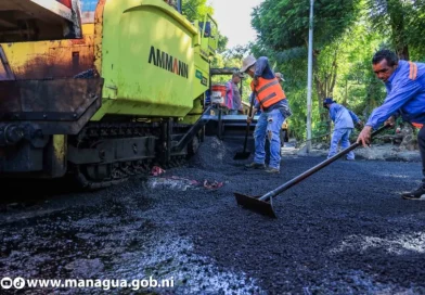 alcaldía de man agua, supervisión, calles para e pueblo, Nicaragua, gobierno sandinista