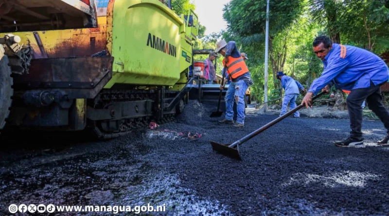 alcaldía de man agua, supervisión, calles para e pueblo, Nicaragua, gobierno sandinista