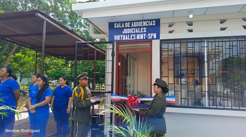 Salas de Audiencias Virtuales en Managua, ministerio del interior, sistema penitenciario de mujeres, managua, nicaragua
