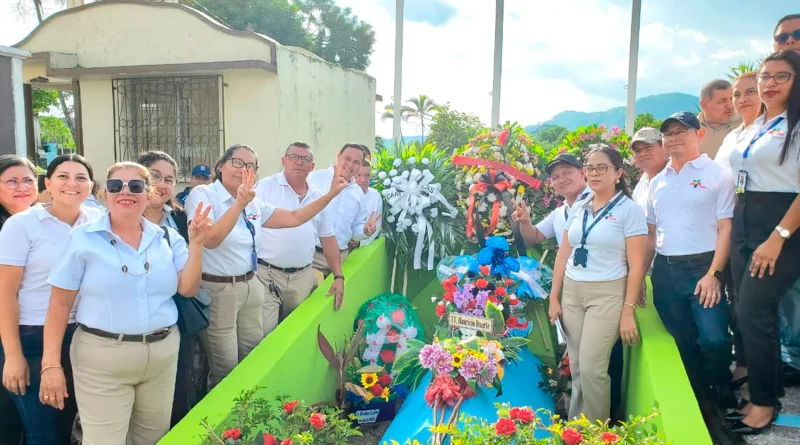 nicaragua, boaco, aniversario, homenaje, modesto duarte. militancia sandinista,