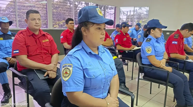 nicaragua, bomberos unidos, incendios estructurales, capacitacion