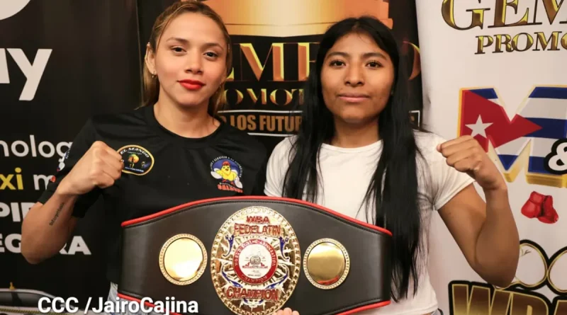 cartelera boxística, Gladiadores de Ring, boxeo femenino, Nicaragua, Roxana Mendoza, Ana Miramón, pelea estelar, título Fedelatin AMB, Gemelos Promotions, deporte,