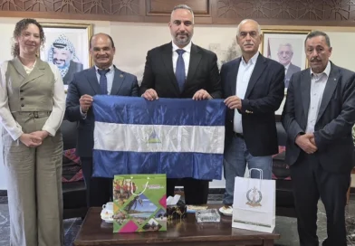 alcalde de belén, Maher Qanawati, embajada de nicaragua, palestina, ciudad de belén, relaciones municipalidades, intercambios culturales, Gadiel Arce Mairena