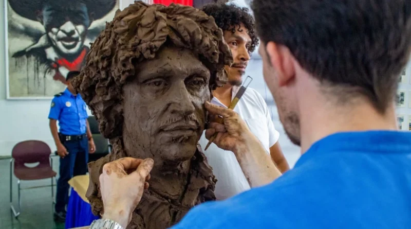 escultores rusos, Nicaragua, intercambio, arte, vínculos artísticos,
