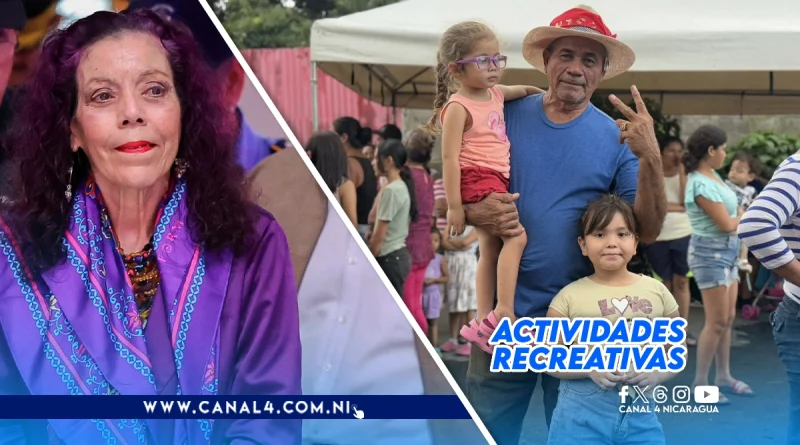 actividades, fin de semana, activiades recreativas, Nicaragua, rosario Murillo,