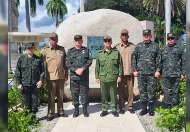 cuba, GeneralJulio Cesar Aguilar, Ejercito de Nicaragua, Jefe del ejercito de Nicaragua, homenaje,