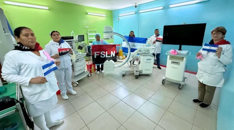 tres equipos, arco en c, minsa nicaragua, gobierno de nicaragua, salud gratuito y de calidad