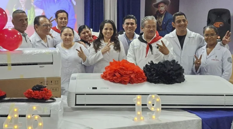 aires acondicionados, hospitales, antonio lenin fonseca,