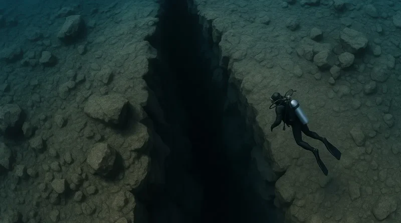 investigación, fondo del oceano, captan, imagen, placas tectónicas,