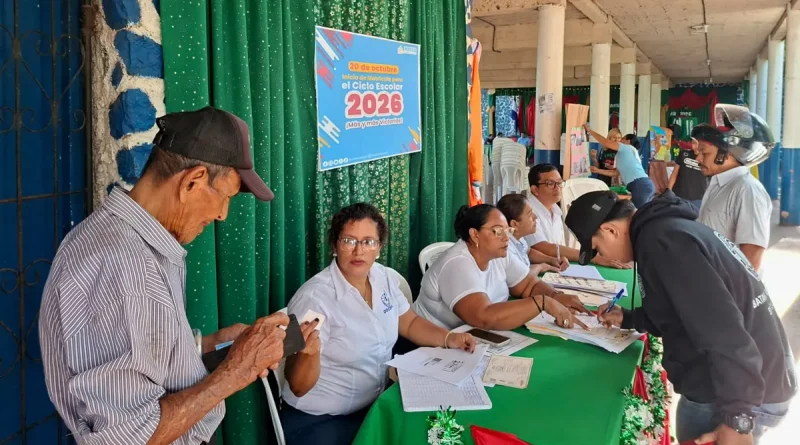 chonatales, inicio de matricula, ciclo escolar 2026, matricula escolar 2026, Chontales, MINED,