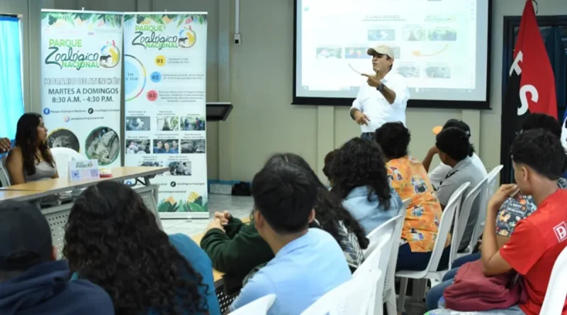 MARENA, INATEC, Zoologico Nacional, charla ambiental, estudiantes técnicos, Ticuantepe,