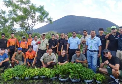 cerro negro, jornada de reforestación, león, marena, gobierno de nicaragua
