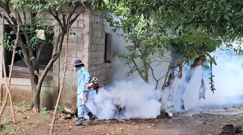 barrio La Curva, Managua, MINSA, fumigación, abatización, octubre, lucha antiepidémica,