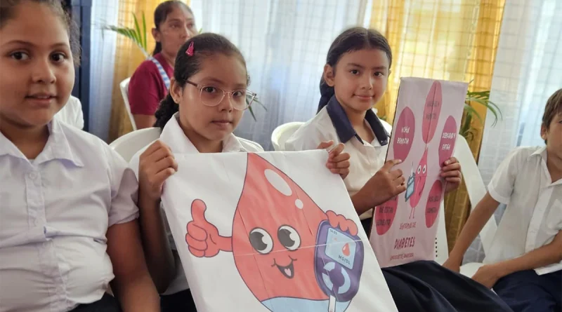 minsa, nicaragua, mined, diabetes, niños, campaña, boaco,