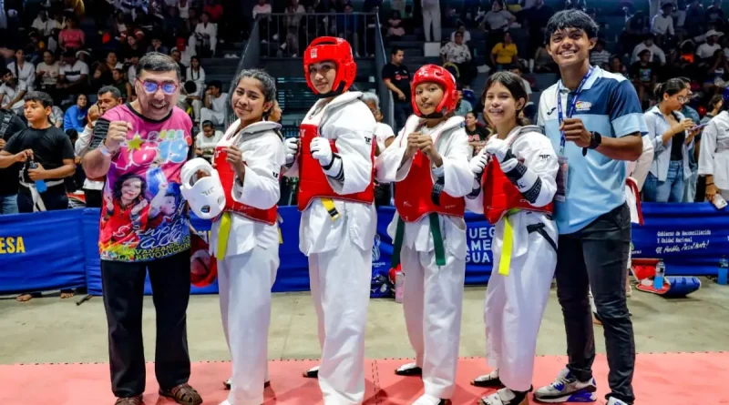 taekwondo, juegos juveniles 2025, ind, enrique armas, deporte nicaraguense, campeonato, kyorugui, kyorugui tk3, juventud, nicaragua,