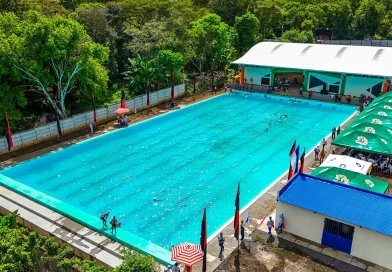 nicaragua, deporte, masaya, piscina olimpica, natacion,