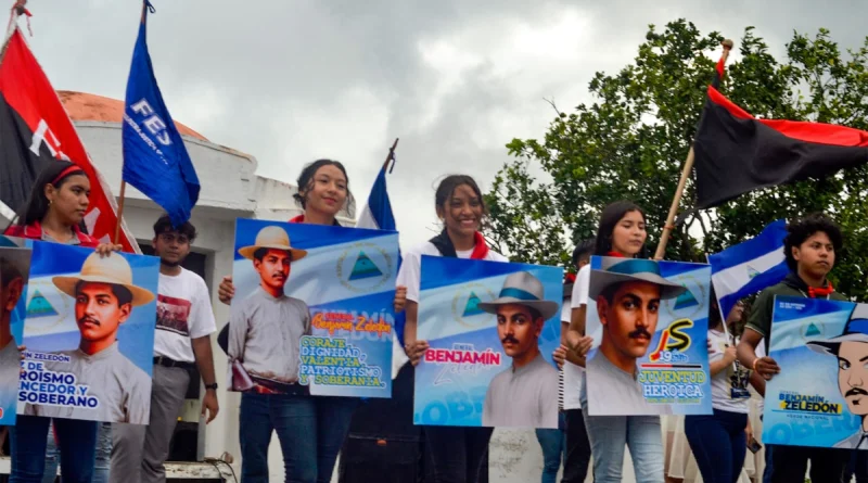 general benjamín zeledón, masaya, juventud heroica, el coyotepe, nicaragua, fervor revolucionario