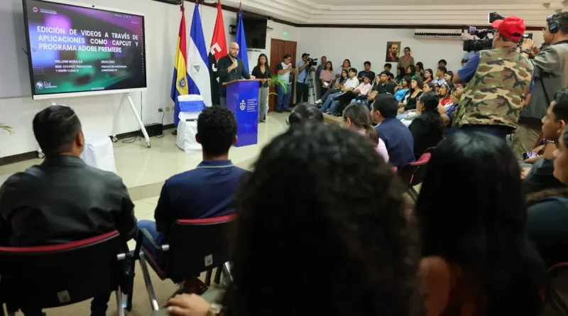 intercambio, medios sandinista, universidades, capacidades comunicacionales, juventud sandinistas, estudiantes, UNAN,