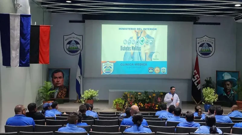 MIN, Ministerio de Interior, promover, hábitos saludables, prevención de la diabetes, charla,