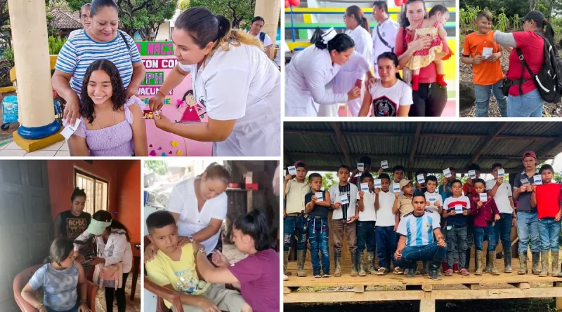 VPH, niños, jornada de vacunación, Nicaragua, avanza, Campaña contra VPH. Virus del Papiloma Humano,