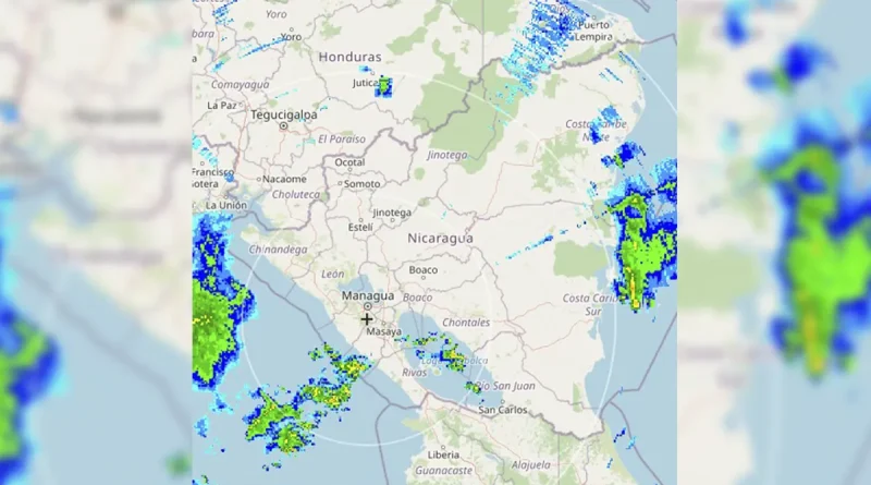 nicaragua, pronostico del clima, onda tropical, lluvias dispersas, tormentas